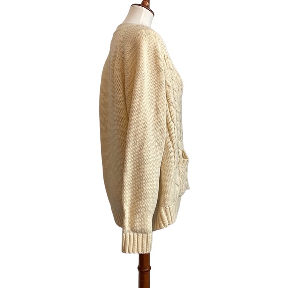 Vintage grandma cable cardigan - Picture 3 of 7